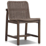 Dume Outdoor Dining Chair, Dark Textured, Set of 2 by Amber Lewis x Four Hands-Furniture - Outdoor-High Fashion Home