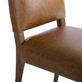 Abilene Leather Dining Chair, Chaps Saddle, Set of 2 by Four Hands-Furniture - Dining-High Fashion Home