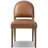 Abilene Leather Dining Chair, Chaps Saddle, Set of 2 by Four Hands-Furniture - Dining-High Fashion Home