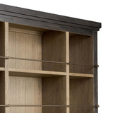 Alistair Bookcase, Smoked Black by Amber Lewis x Four Hands-Furniture - Storage-High Fashion Home