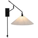 Hassell Sconce, Jet Black by Four Hands-Lighting-High Fashion Home