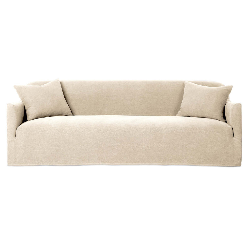Lowell Slipcover Sofa, Broadway Dune by Amber Lewis x Four Hands-Furniture - Sofas-High Fashion Home