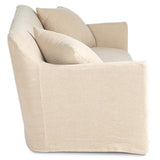 Lowell Slipcover Sofa, Broadway Dune by Amber Lewis x Four Hands-Furniture - Sofas-High Fashion Home