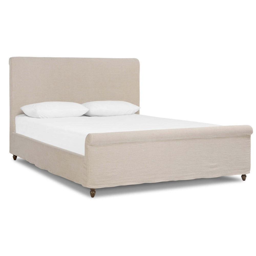 Dalia Bed, Broadway Dune by Amber Lewis x Four Hands-Furniture - Bedroom-High Fashion Home