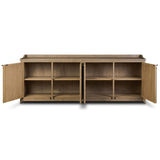 Adley Sideboard, Weathered Washed Oak by Four Hands-Furniture - Storage-High Fashion Home
