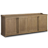 Adley Sideboard, Weathered Washed Oak by Four Hands-Furniture - Storage-High Fashion Home