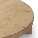 Sadira Coffee Table, Worn Oak by Amber Lewis x Four Hands-Furniture - Accent Tables-High Fashion Home