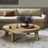 Sadira Coffee Table, Worn Oak by Amber Lewis x Four Hands-Furniture - Accent Tables-High Fashion Home