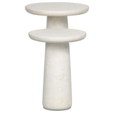 Rye Outdoor Nesting End Tables, Aged White by Four Hands-Furniture - Accent Tables-High Fashion Home