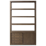 Miko Bookcase, Fawn Oak by Four Hands-Furniture - Storage-High Fashion Home