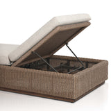 Lorelei Outdoor Chaise, Alessi Buff by Four Hands-Furniture - Chairs-High Fashion Home