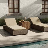 Lorelei Outdoor Chaise, Alessi Buff by Four Hands-Furniture - Chairs-High Fashion Home