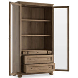 Sussex Cabinet, Drifted Oak by Amber Lewis x Four Hands-Furniture - Storage-High Fashion Home