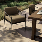 Granger Outdoor Dining Chair, Ambro Stripe by Amber Lewis x Four Hands-Furniture - Outdoor-High Fashion Home