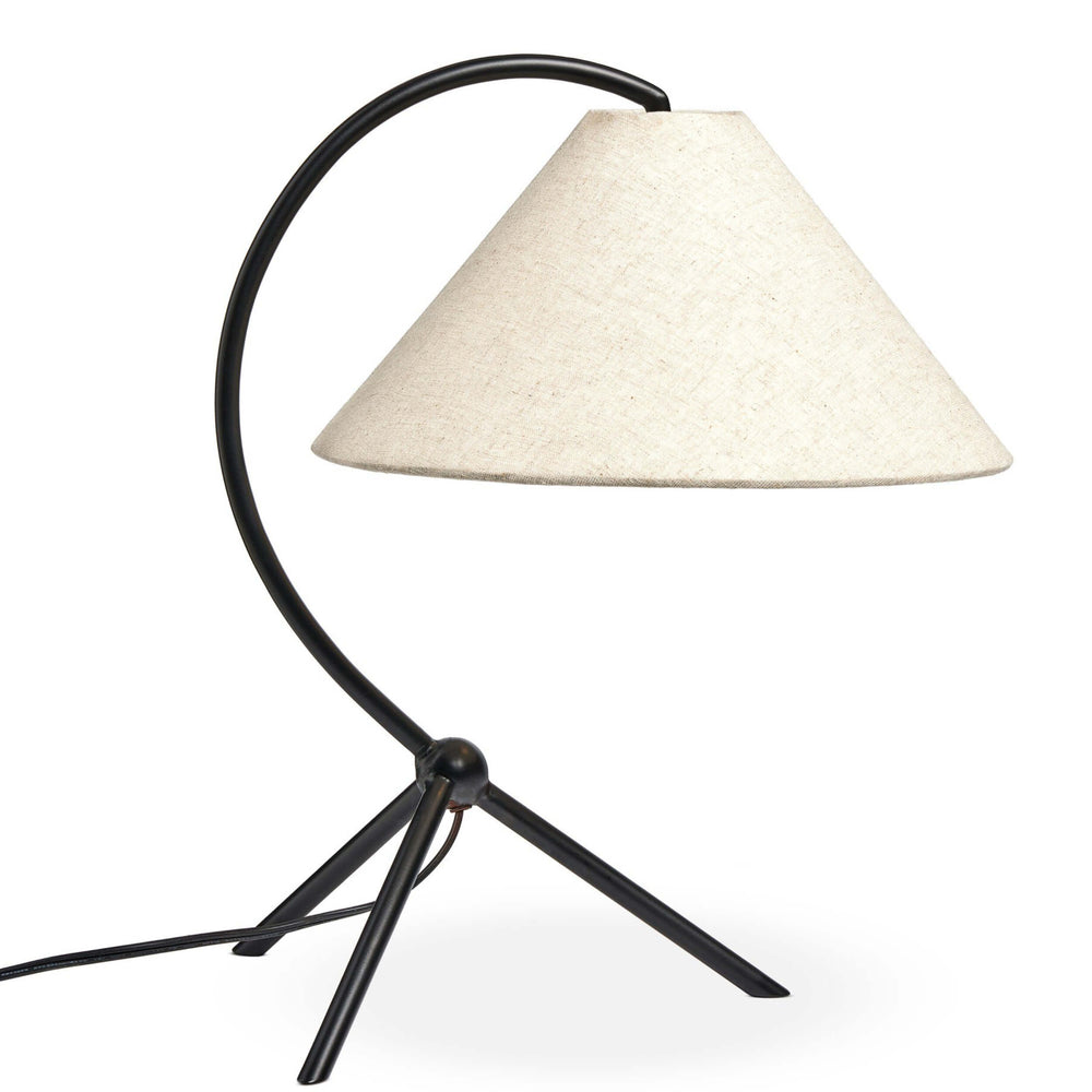 Emile Table Lamp, Matte Black by Four Hands-Lighting-High Fashion Home