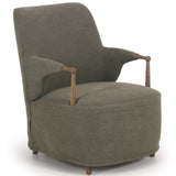 Brently Chair, Broadway Olive by Amber Lewis x Four Hands-Furniture - Chair-High Fashion Home