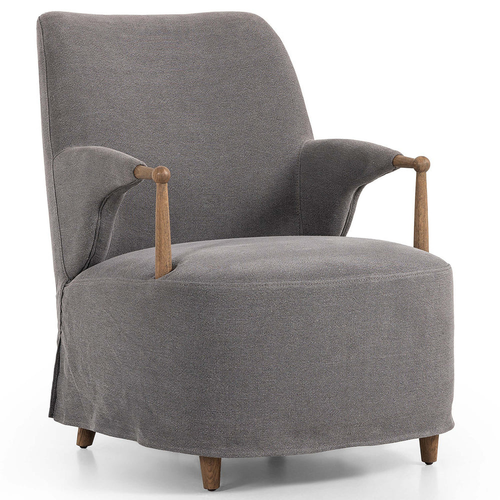 Brently Chair, Broadway Denim by Amber Lewis x Four Hands-Furniture - Chair-High Fashion Home