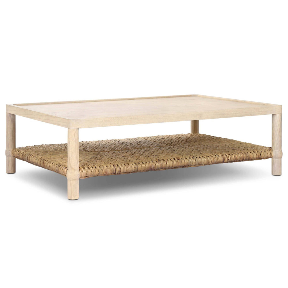 Gabriella Coffee Table, Light Natural Sungkai by Amber Lewis x Four Hands-Furniture - Accent Tables-High Fashion Home