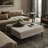 Cole Large Ottoman, Broadway Dune by Amber Lewis x Four Hands-Furniture - Benches-High Fashion Home