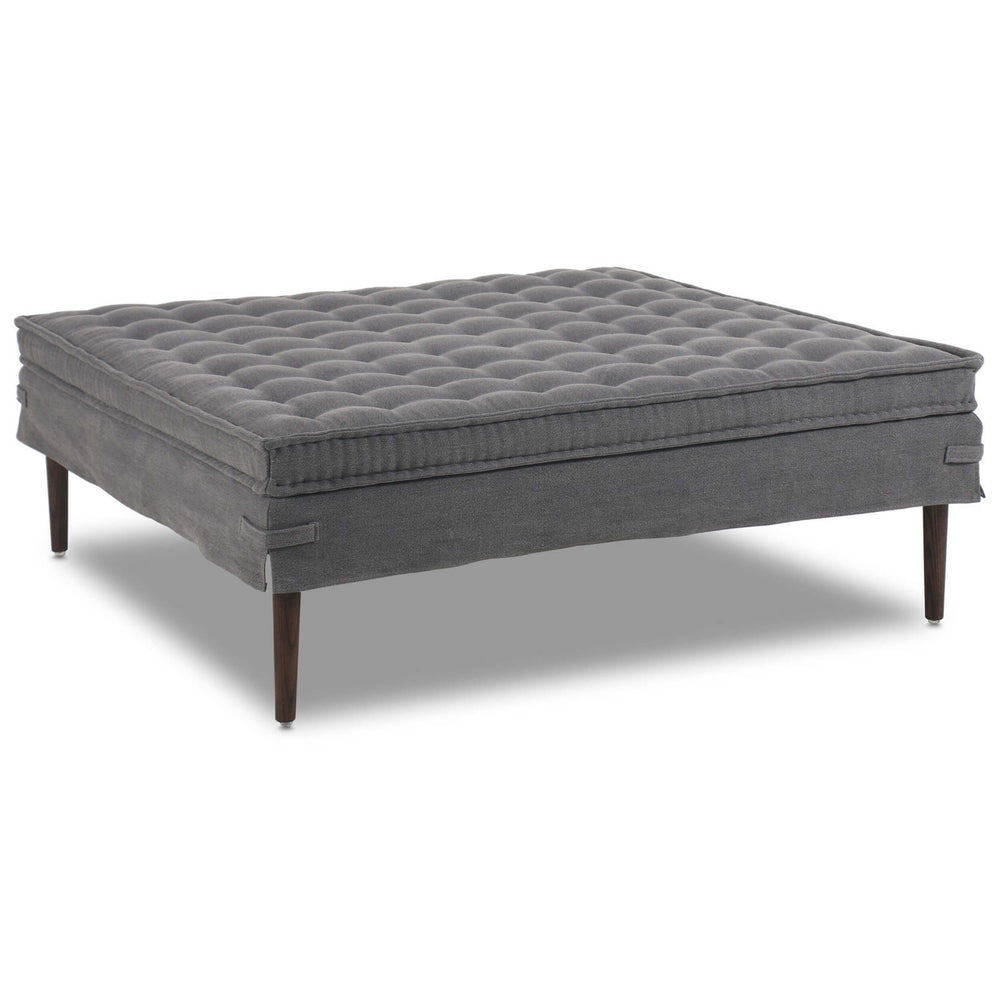 Cole Large Ottoman, Broadway Denim by Amber Lewis x Four Hands-Furniture - Benches-High Fashion Home
