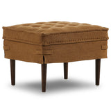 Cole Small Ottoman, Broadway Gilt by Amber Lewis x Four Hands-Furniture - Benches-High Fashion Home
