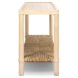 Gabriella Console Table, Light Natural by Amber Lewis x Four Hands-Furniture - Accent Tables-High Fashion Home