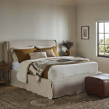 Wyndham Bed, Broadway Dune by Amber Lewis x Four Hands-Furniture - Bedroom-High Fashion Home