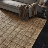 Grid Jute Rug, Natural by Four Hands-Rugs1-High Fashion Home