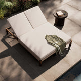 Finnegan Outdoor Double Chaise, Alessi Linen by Amber Lewis x Four Hands-Furniture - Outdoor-High Fashion Home