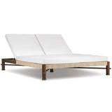 Finnegan Outdoor Double Chaise, Alessi Linen by Amber Lewis x Four Hands-Furniture - Outdoor-High Fashion Home