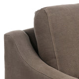 Aurelia Swivel Chair, Broadway Coffee by Amber Lewis x Four Hands-Furniture - Chair-High Fashion Home