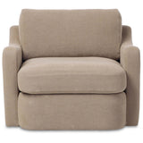 Aurelia Swivel Chair, Broadway Canvas by Amber Lewis x Four Hands-Furniture - Chair-High Fashion Home
