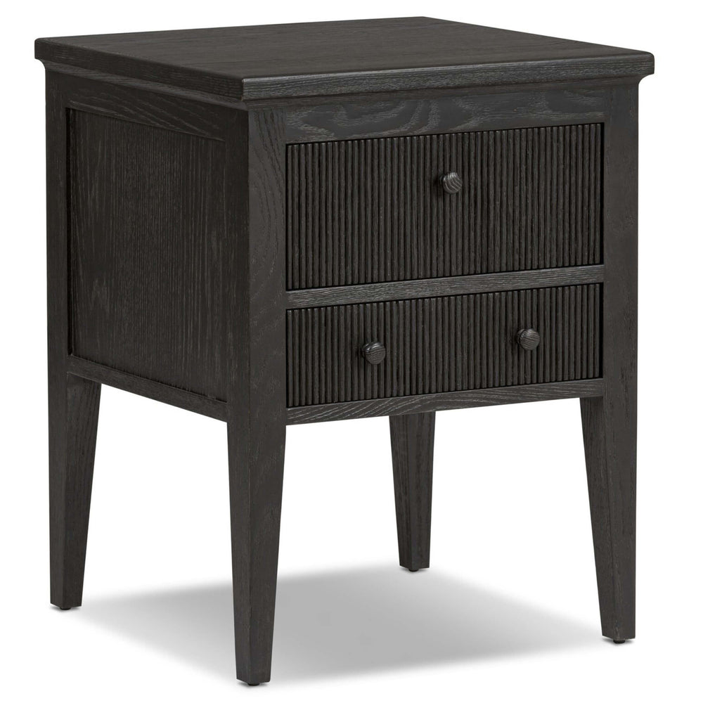Bush Nightstand, Distressed Black by Amber Lewis x Four Hands-Furniture - Bedroom-High Fashion Home