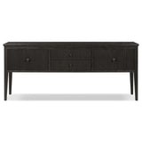 Bush Sideboard, Distressed Black by Amber Lewis x Four Hands-Furniture - Storage-High Fashion Home