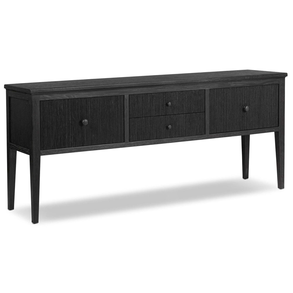 Bush Sideboard, Distressed Black by Amber Lewis x Four Hands-Furniture - Storage-High Fashion Home