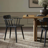 Thalia Dining Chair, Black, Set of 2 by Amber Lewis x Four Hands-Furniture - Dining-High Fashion Home