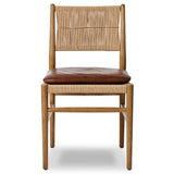 Dara Dining Chair, Dulane Mahogany, Set of 2 by Amber Lewis x Four Hands-Furniture - Dining-High Fashion Home