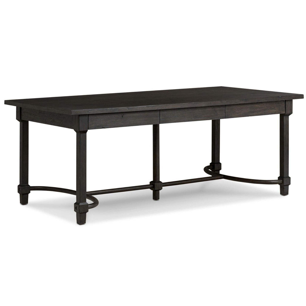 Edison Desk, Smoked Black by Amber Lewis x Four Hands-Furniture - Office-High Fashion Home