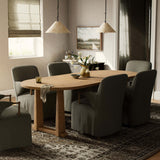 Ayla Dining Table, Worn Oak by Amber Lewis x Four Hands-Furniture - Dining-High Fashion Home