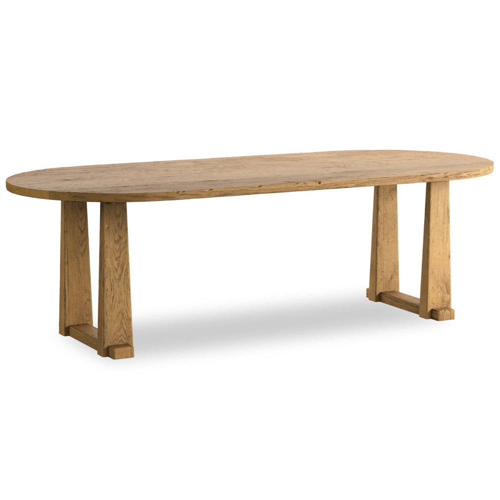 Ayla Dining Table, Worn Oak by Amber Lewis x Four Hands-Furniture - Dining-High Fashion Home