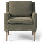 Aurelia Dining Chair, Broadway Olive by Amber Lewis x Four Hands-Furniture - Dining-High Fashion Home