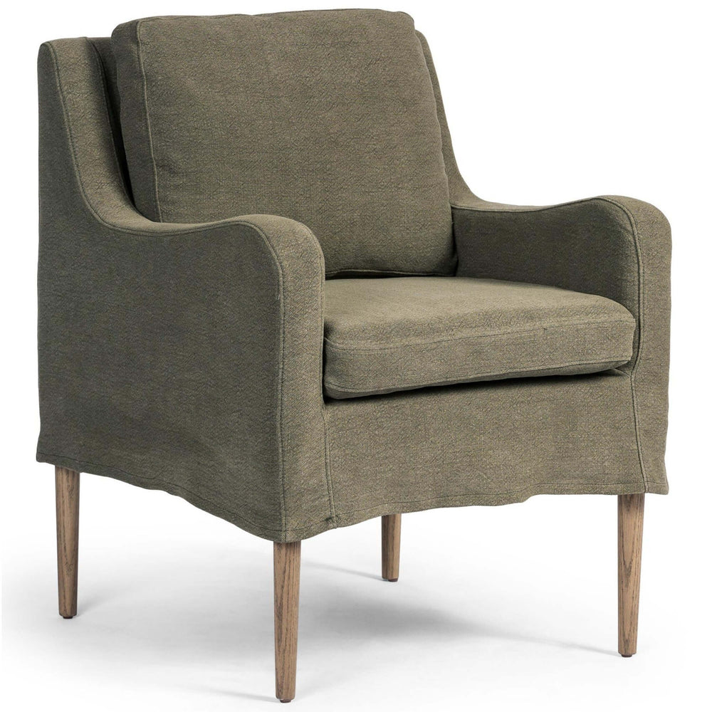 Aurelia Dining Chair, Broadway Olive by Amber Lewis x Four Hands-Furniture - Dining-High Fashion Home