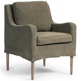 Aurelia Dining Chair, Broadway Olive by Amber Lewis x Four Hands-Furniture - Dining-High Fashion Home