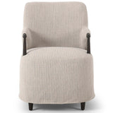 Brently Dining Arm Chair, Laine Navy by Amber Lewis x Four Hands-Furniture - Dining-High Fashion Home