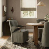 Brently Dining Arm Chair, Broadway Olive by Amber Lewis x Four Hands-Furniture - Dining-High Fashion Home