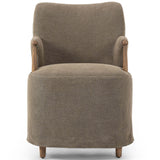 Brently Dining Arm Chair, Broadway Olive by Amber Lewis x Four Hands-Furniture - Dining-High Fashion Home