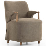 Brently Dining Arm Chair, Broadway Olive by Amber Lewis x Four Hands-Furniture - Dining-High Fashion Home