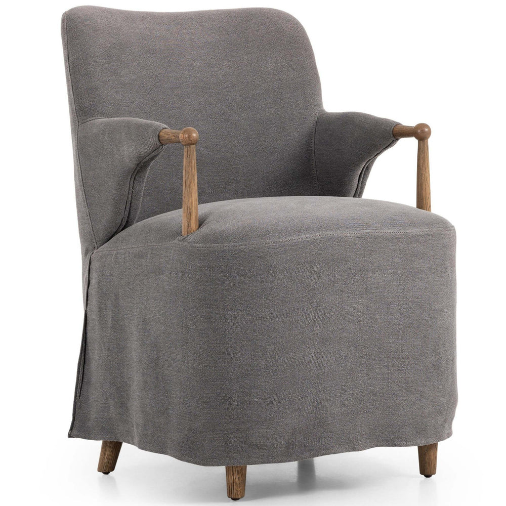 Brently Dining Arm Chair, Broadway Denim by Amber Lewis x Four Hands-Furniture - Dining-High Fashion Home