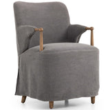 Brently Dining Arm Chair, Broadway Denim by Amber Lewis x Four Hands-Furniture - Dining-High Fashion Home
