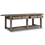 Elise Kitchen Island, Weathered Hazel by Amber Lewis x Four Hands-Furniture - Dining-High Fashion Home
